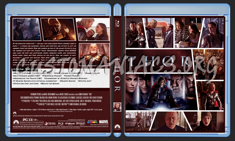 Thor blu-ray cover