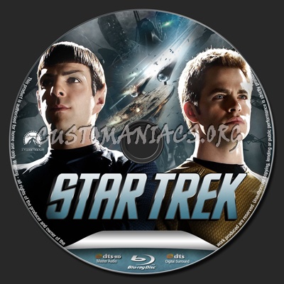 Star Trek blu-ray label