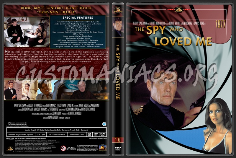 James Bond (007) Collection The Spy Who Loved Me (10) dvd cover