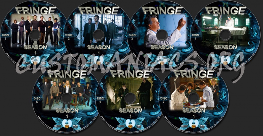 Fringe Series 1 dvd label