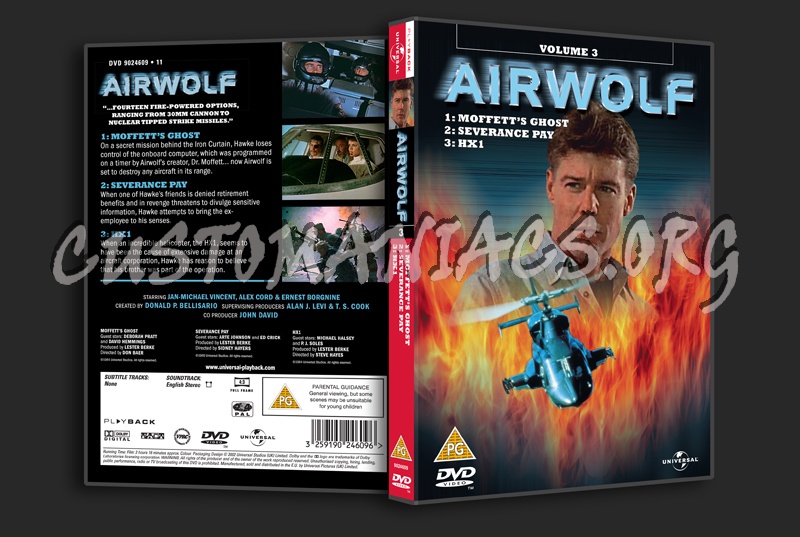 Airwolf Volume 3 dvd cover