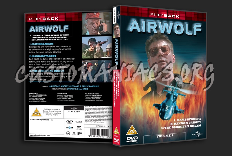 Airwolf Volume 4 dvd cover