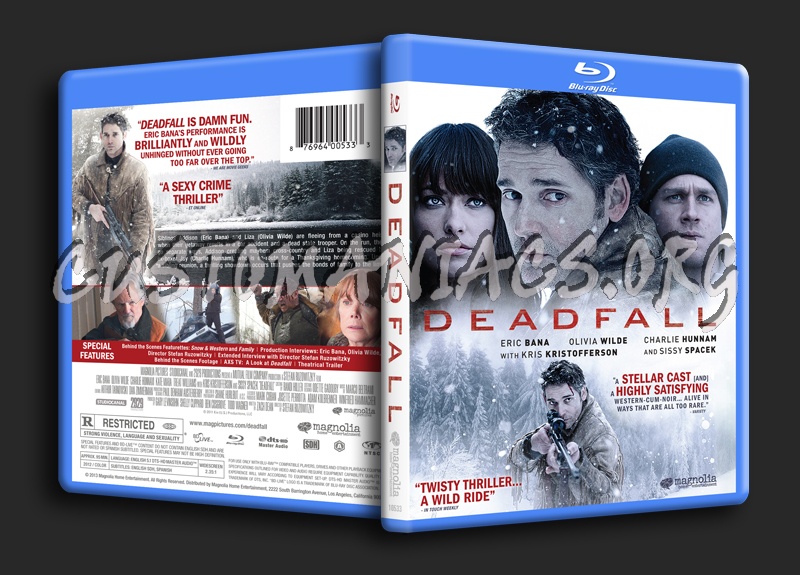 Deadfall blu-ray cover