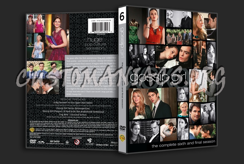 Gossip Girl Season 6 dvd cover