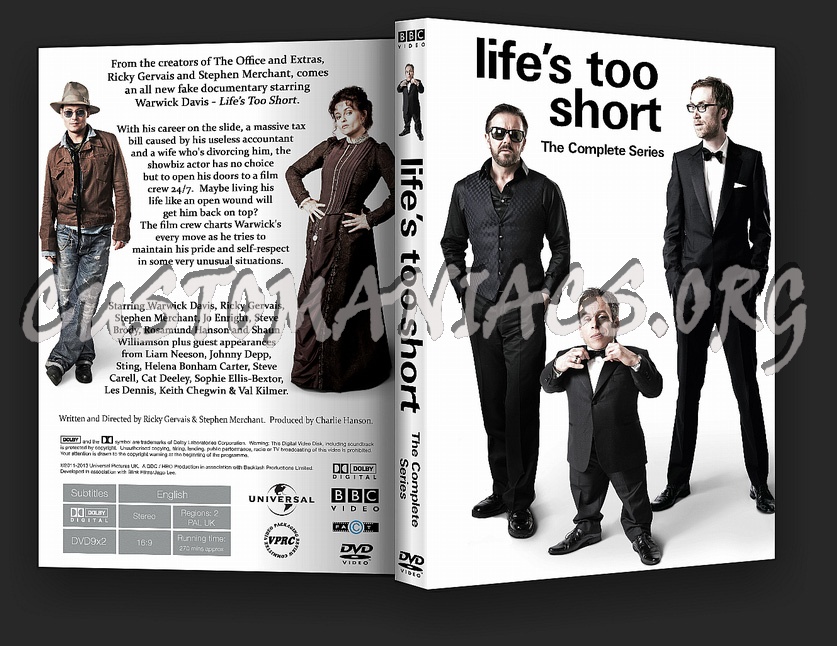 Life's Too Short The Complete Series dvd cover