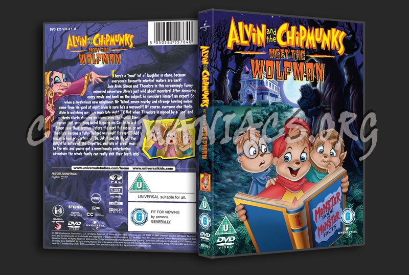 Alvin and the Chipmunks Meet the Wolfman dvd cover.