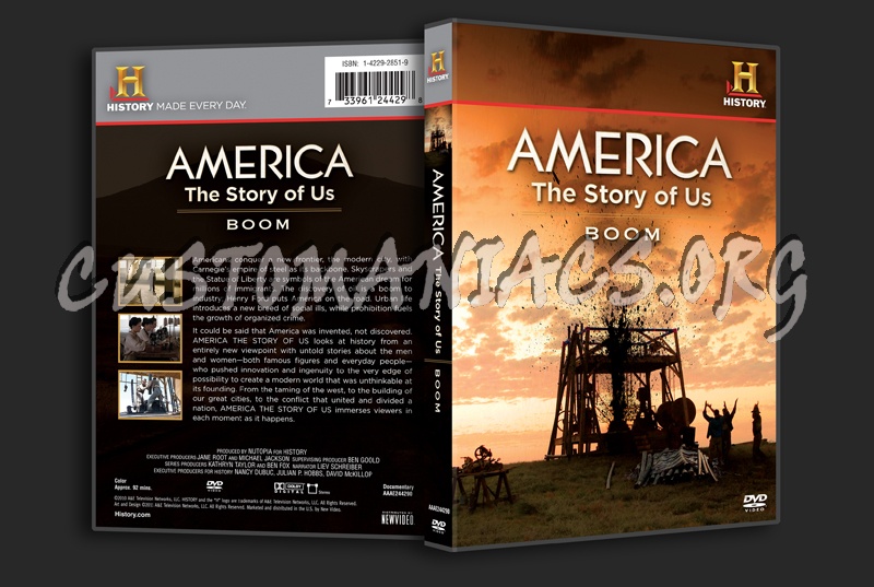 America The Story of Us: Boom dvd cover