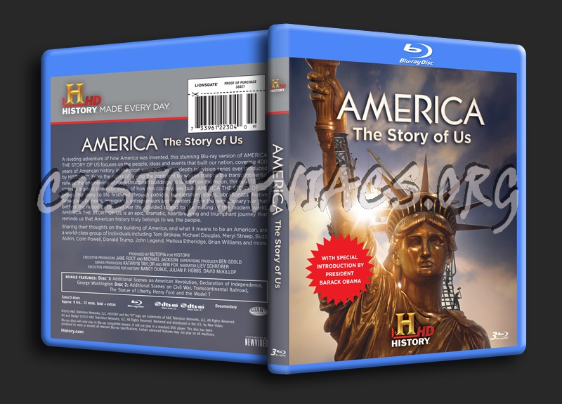 America The Story of Us blu-ray cover