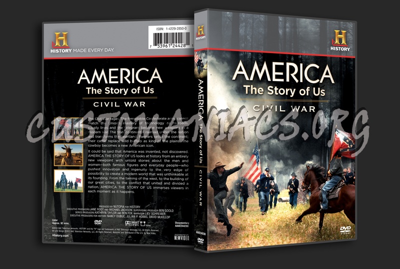 America The Story of Us: Civil War dvd cover