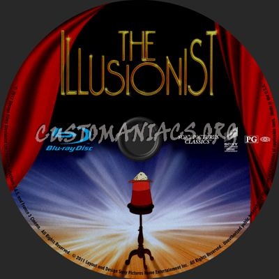 The Illusionist blu-ray label