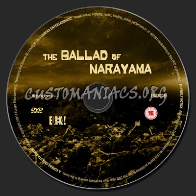 The Ballad of Narayama dvd label