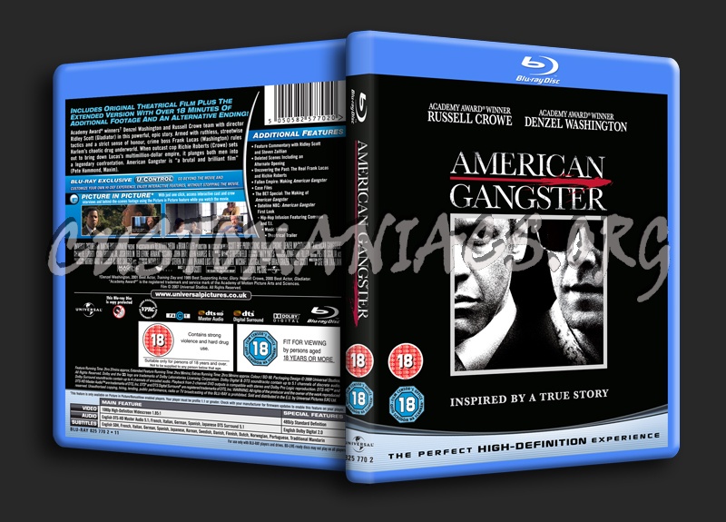 American Gangster blu-ray cover