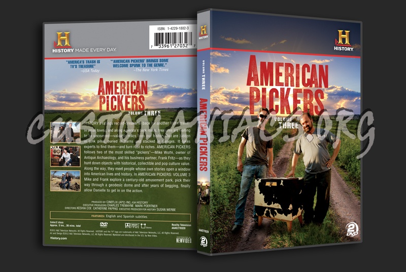 American Pickers Volume 3 dvd cover