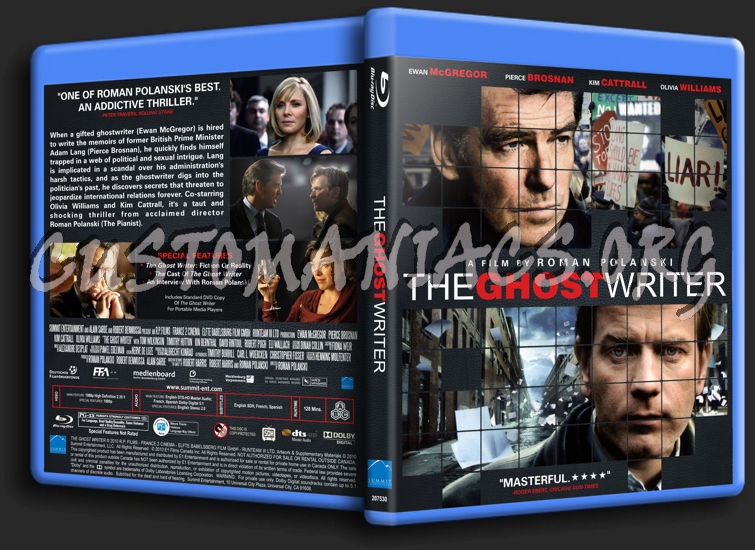 The Ghost Writer blu-ray cover