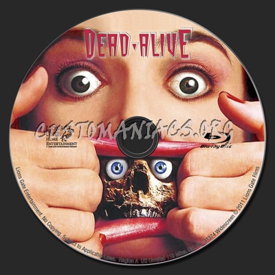 Dead Alive (aka Braindead) blu-ray label