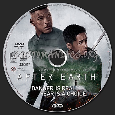 After Earth dvd label