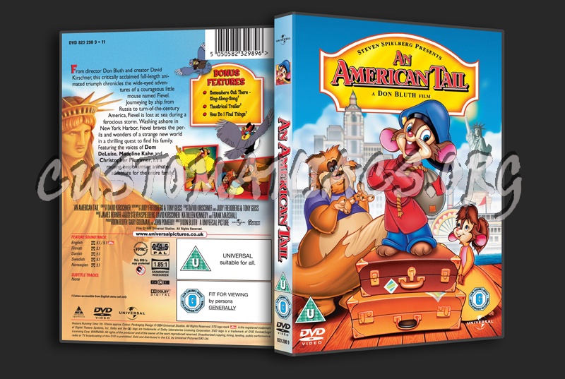 An American Tail dvd cover