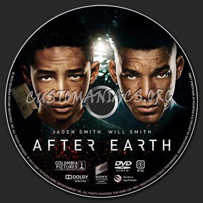 After Earth dvd label