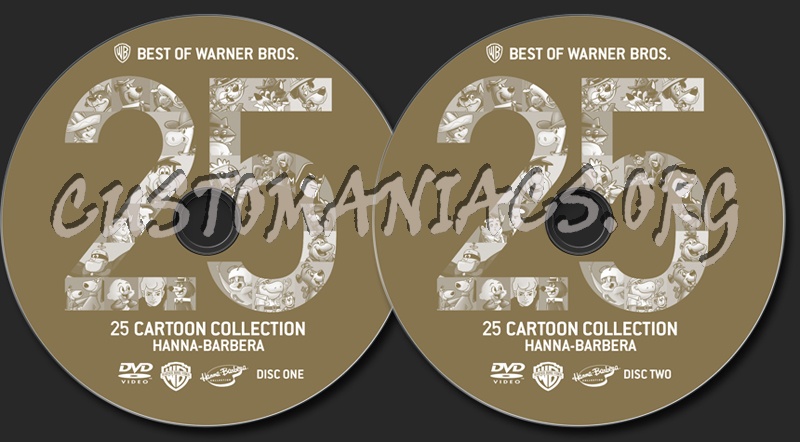 25 Cartoon Collection Hanna-Barbera dvd label