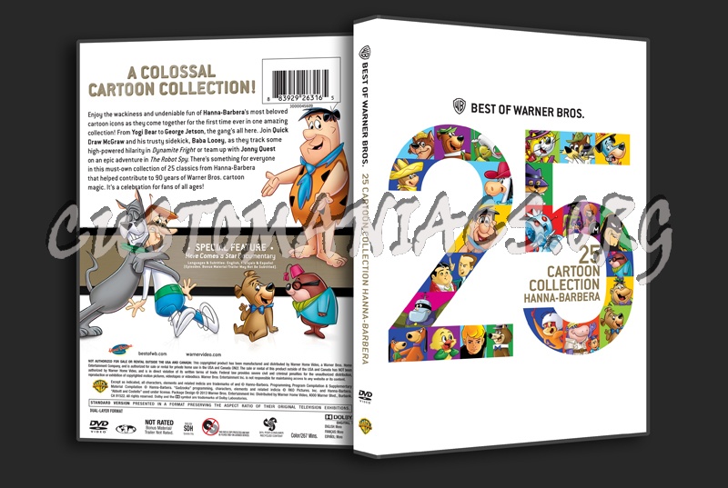 25 Cartoon Collection Hanna-Barbera dvd cover