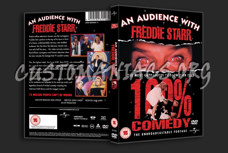 An Audience With Freddie Starr dvd cover