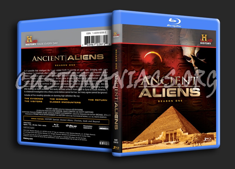 Ancient Aliens Season 1 blu-ray cover