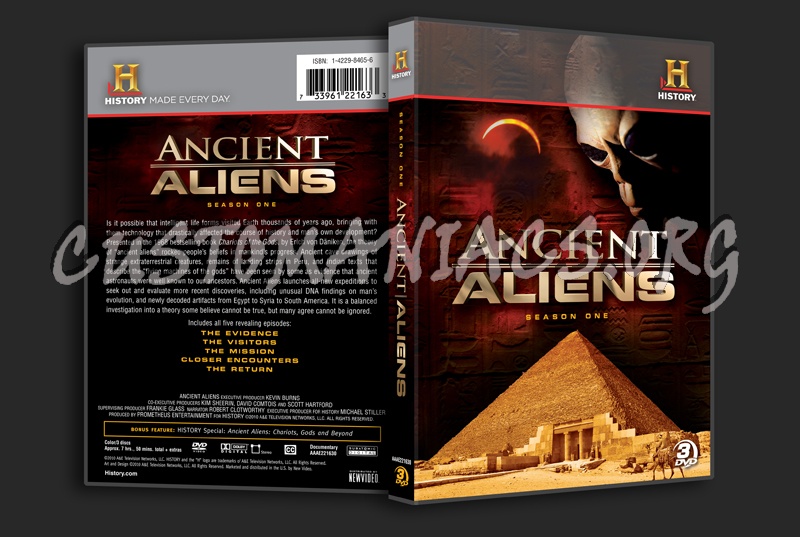 Ancient Aliens Season 1 dvd cover
