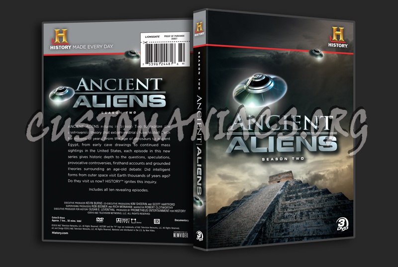 Ancient Aliens Season 2 dvd cover