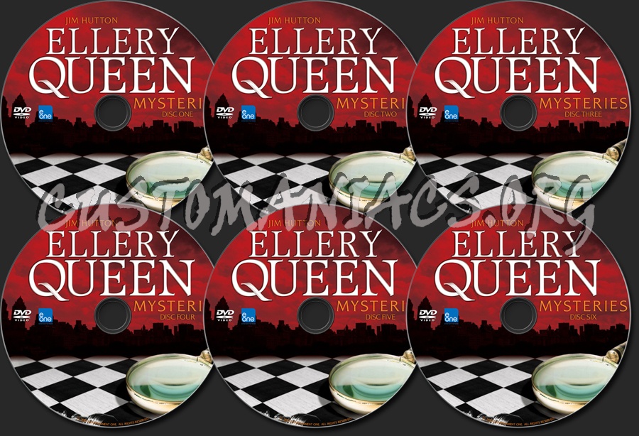 Ellery Queen Mysteries dvd label