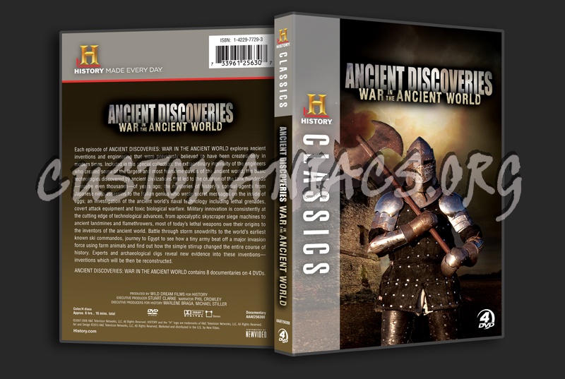 Ancient Discoveries: War in the Ancient World dvd cover