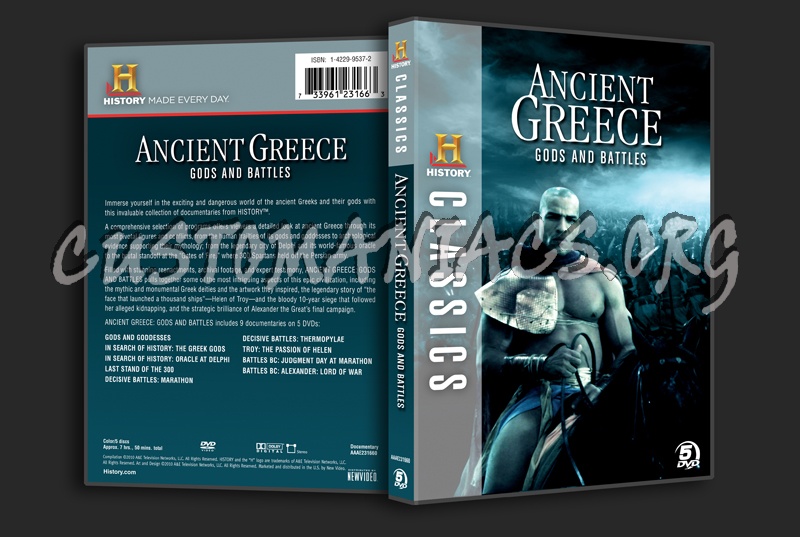 Ancient Greece: Gods and Battles dvd cover