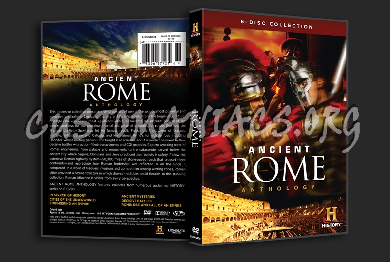 Ancient Rome: Anthology dvd cover