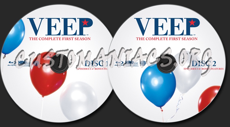 Veep Season 1 blu-ray label