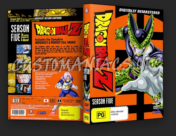 Dragon Ball Z Remastered dvd cover