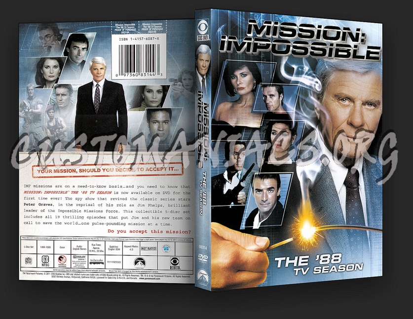 Mission Impossible The '88 TV Season dvd cover