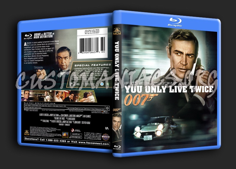 You Only Live Twice (James Bond 50th Anniversary Package) blu-ray cover