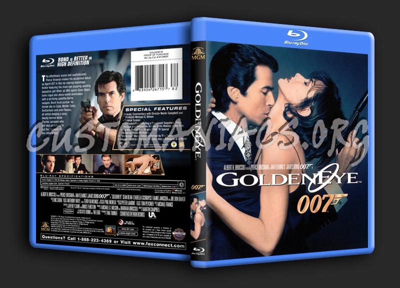 Goldeneye (James Bond 50th Anniversary Package) blu-ray cover