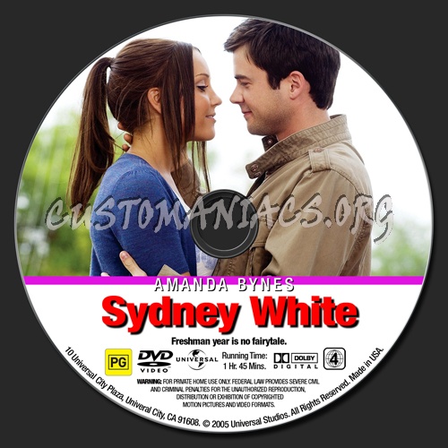 Sydney White dvd label