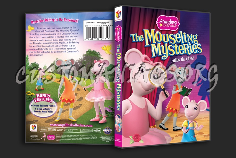Angelina Ballerina The Mouseling Mysteries dvd cover