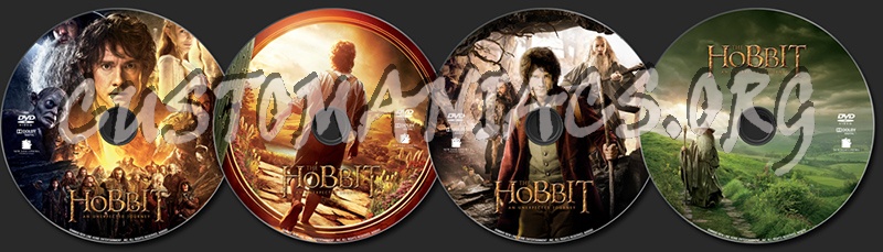 The Hobbit: An Unexpected Journey dvd label