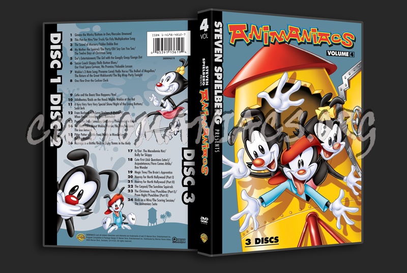 Animaniacs Volume 4 dvd cover