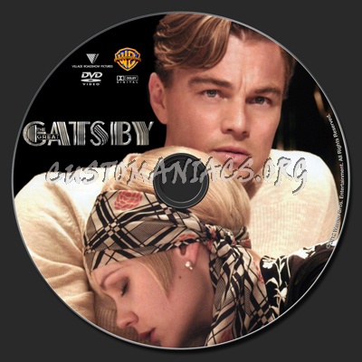 The Great Gatsby (2013) dvd label