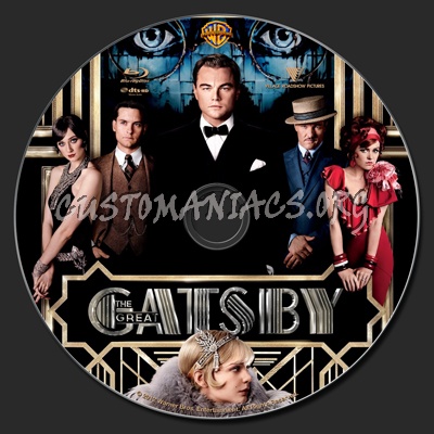 The Great Gatsby (2013) blu-ray label