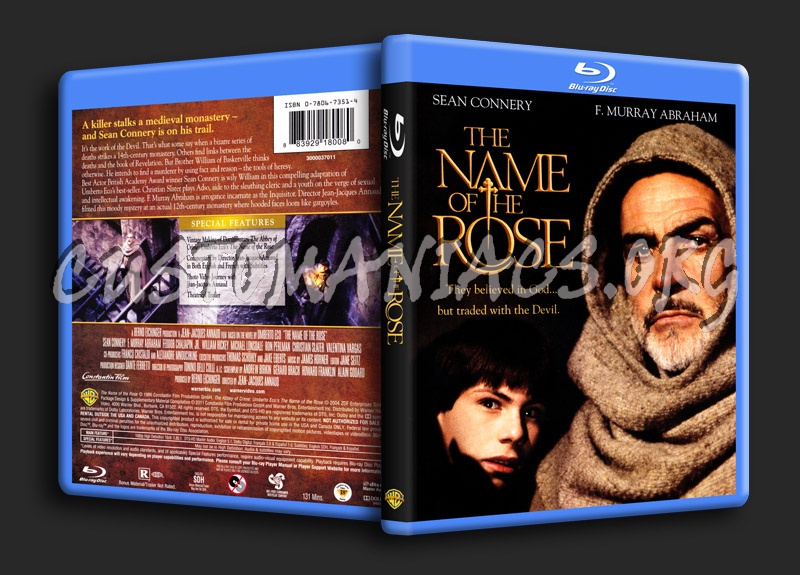 The Name Of The Rose blu-ray cover