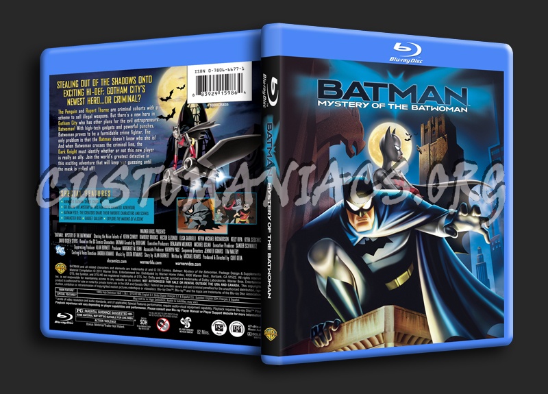 Batman Mystery of the Batwoman blu-ray cover