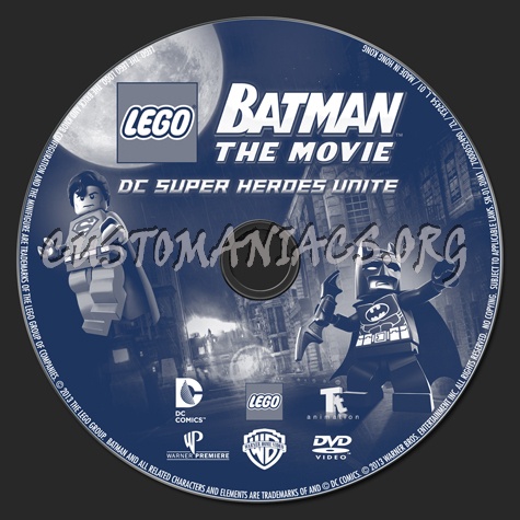 Lego Batman the Movie DC Superheroes Unite dvd label