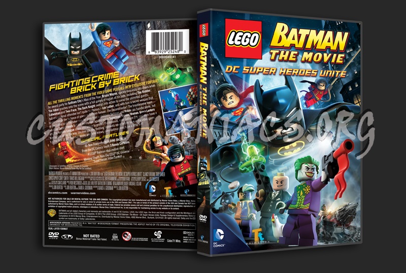 Lego Batman the Movie DC Superheroes Unite dvd cover