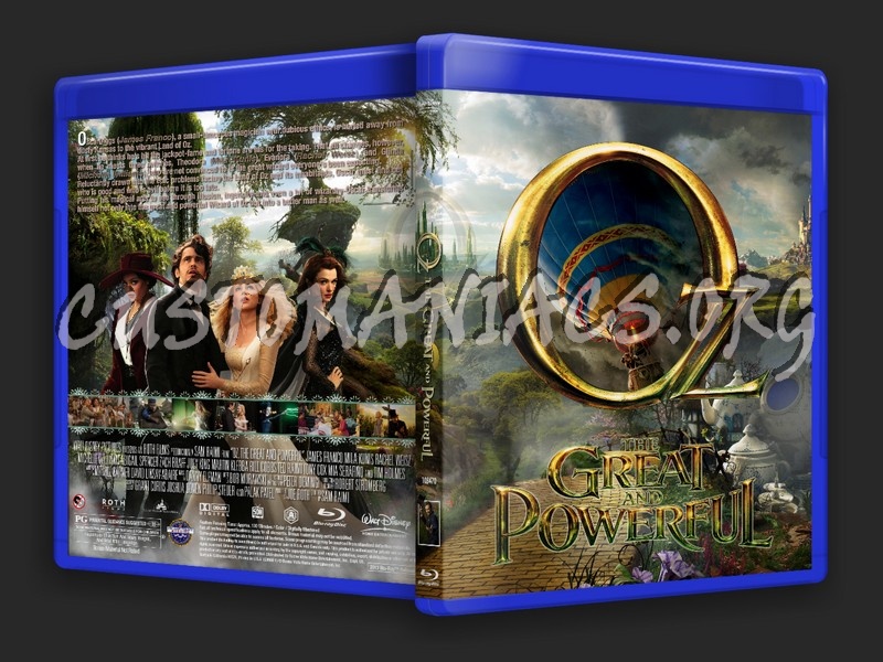 OZ, The Great & Powerful blu-ray cover