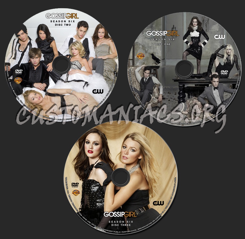 Gossip Girl - Season 6 dvd label