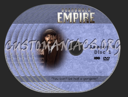 Boardwalk Empire Season 3 dvd label